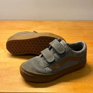 Vans Gray and Brown Kids Sneakers
